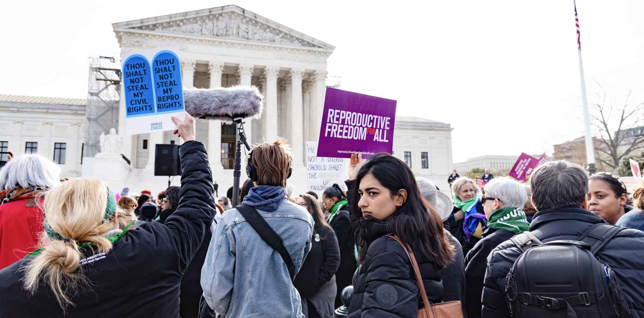 Rally at SCOTUS 2024 to advocate for Mifepristone access