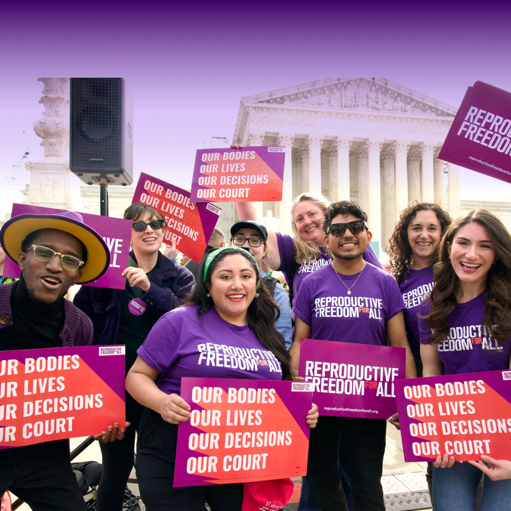 Repro For All at SCOTUS rally