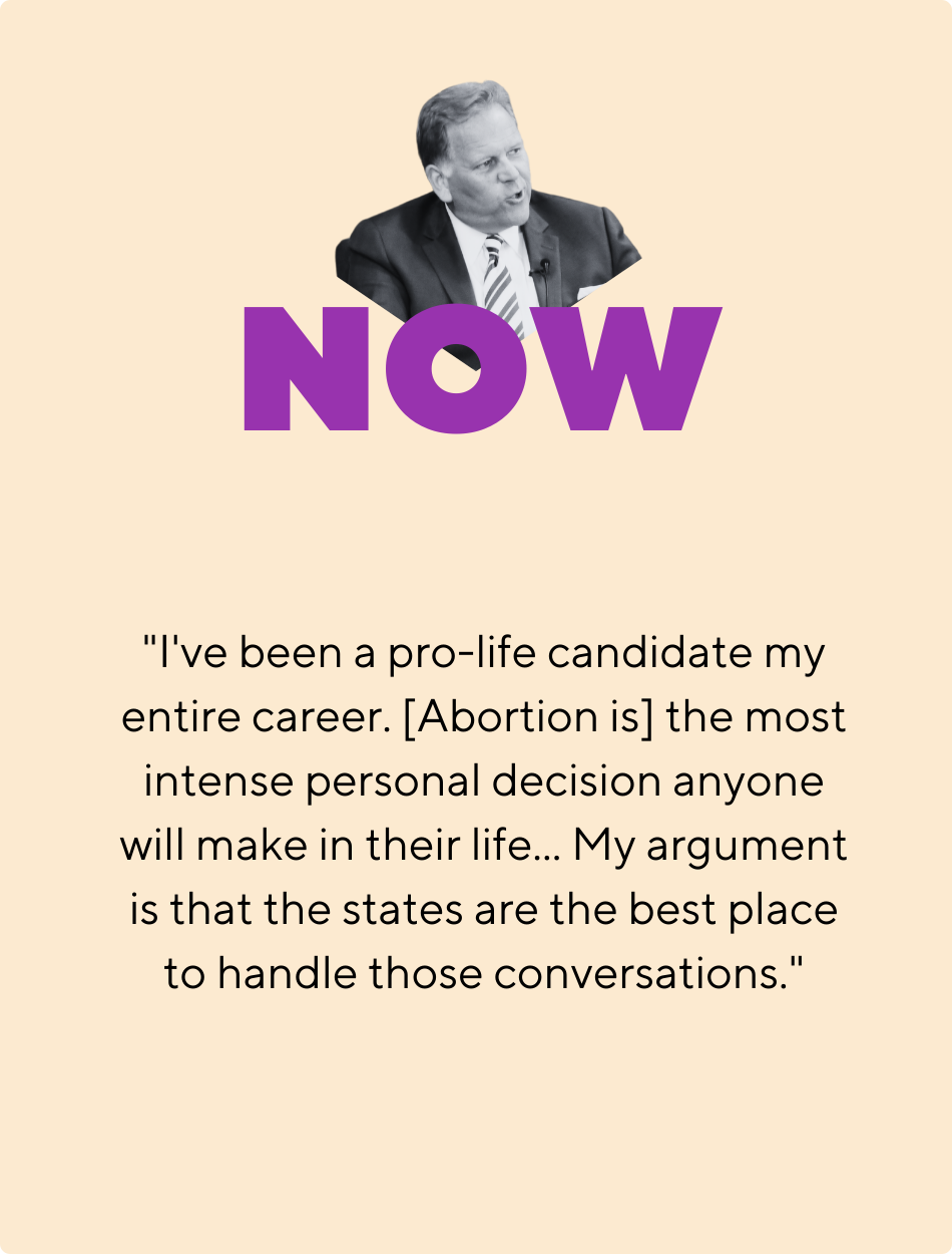 Mike Rogers on abortion in 2024 'I've been a pro-life candidate my entire career. Abortion is the most intense personal decision anyone will make in their life... My argument is that the states are the best place to handle those conversations.'