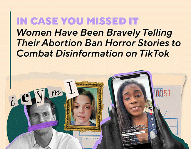 Post by Reproductive Freedom for All on Instagram: Women have been bravely telling their abortion ban horror stories to combat disinformation on Tik Tok