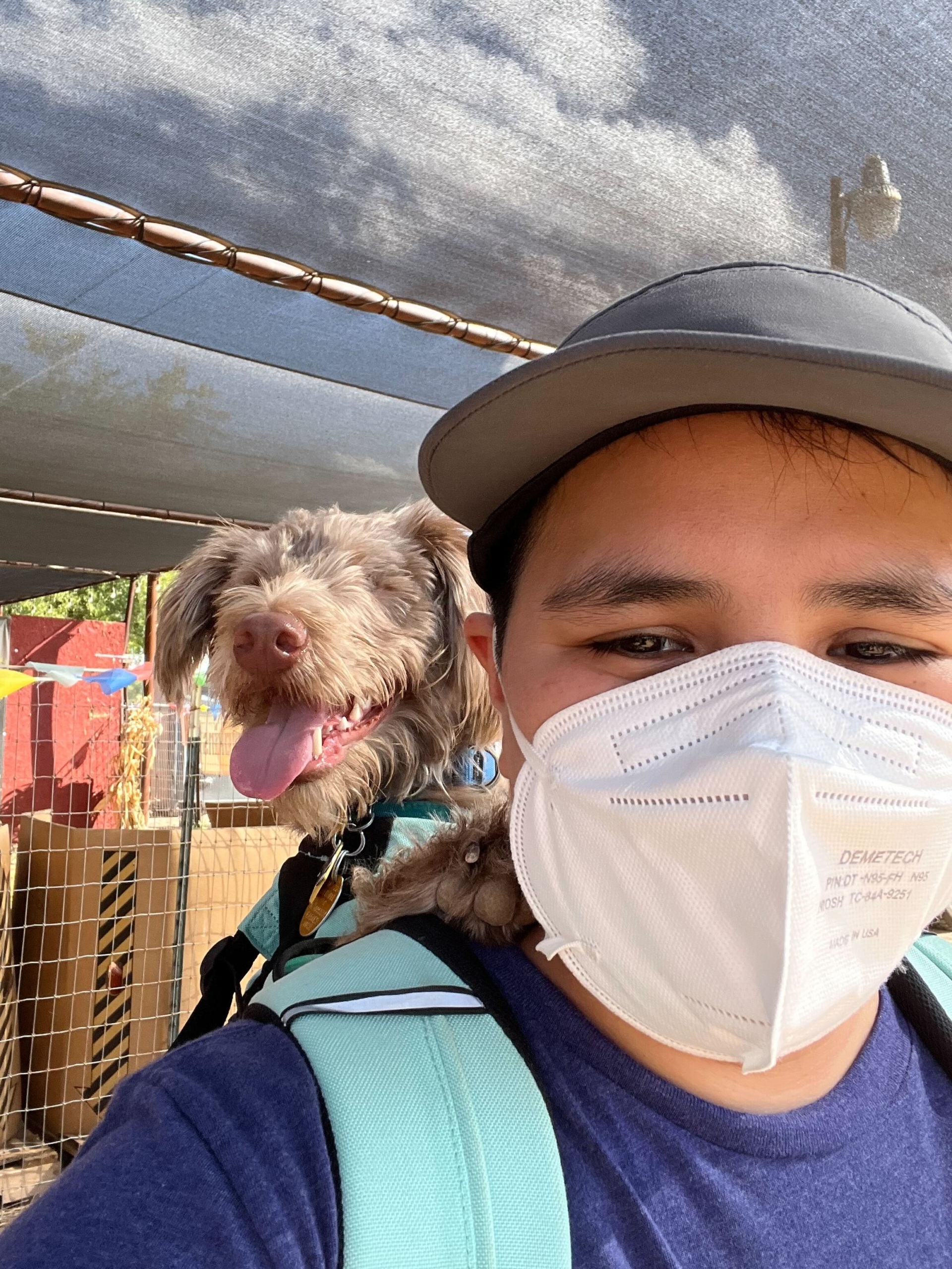 Kat M. and their dog