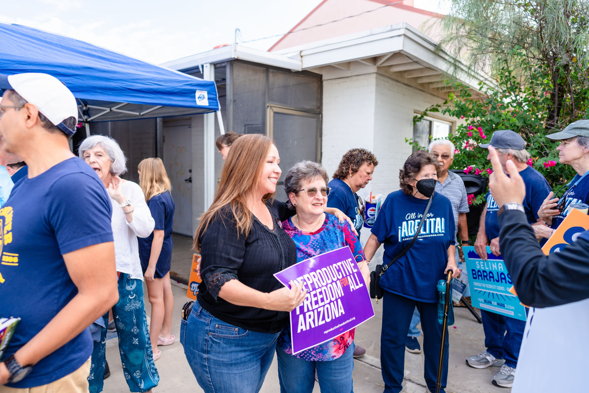 Adelita Grijalva and Repro for All members in Arizona.