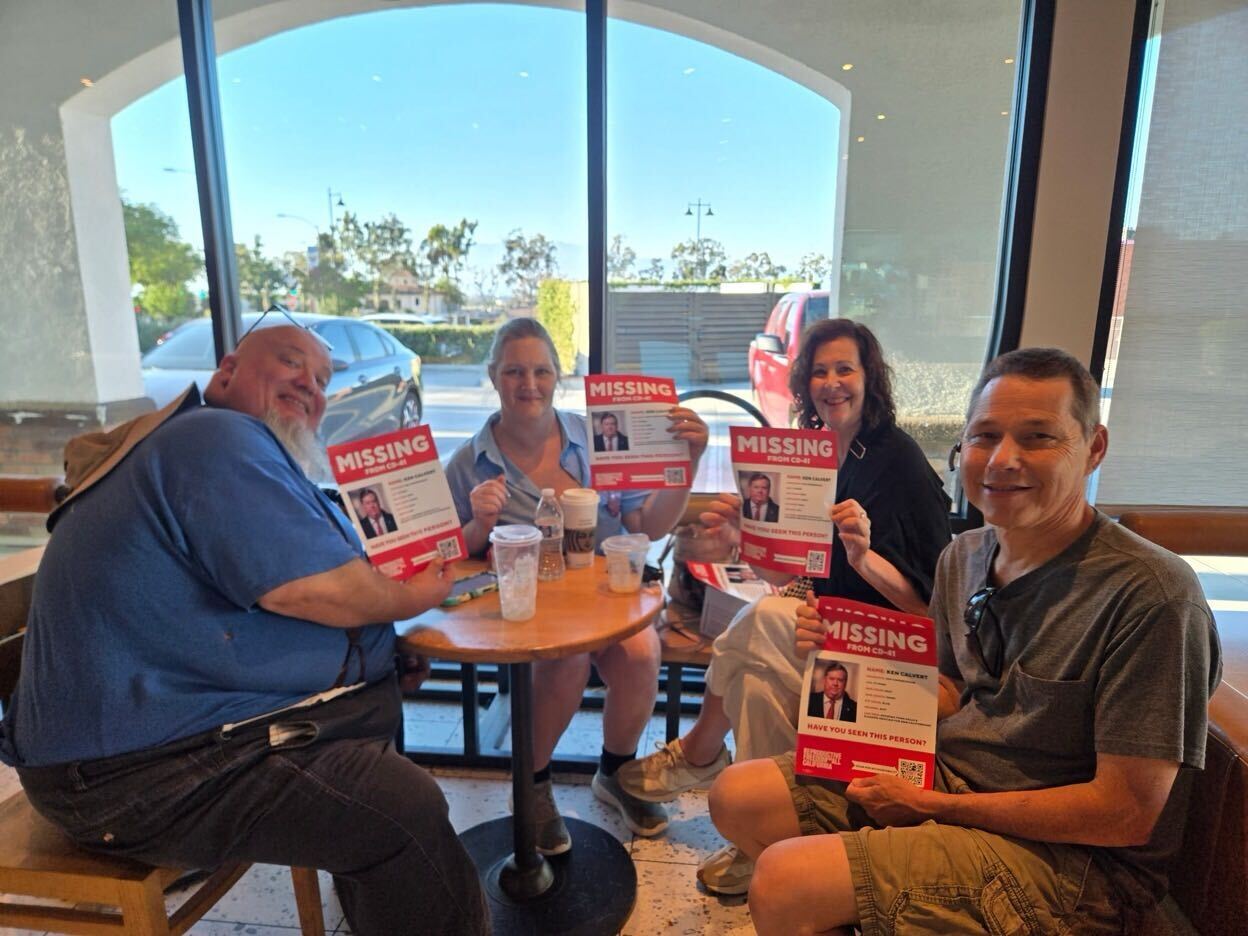 Reproductive Freedom for All California members distribute 