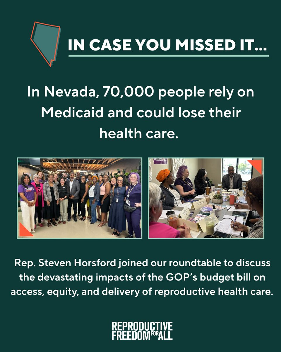 In Nevada 70k people rely on Medicaid and could lose their health care.