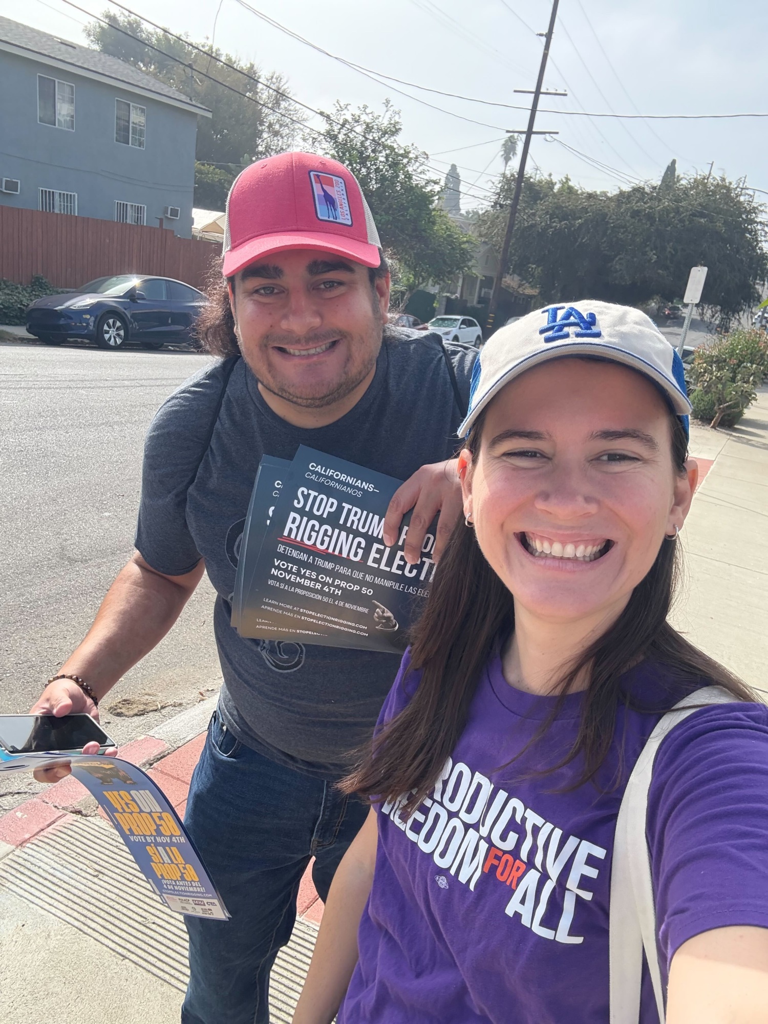 Repro for All CA canvassing for Prop 50 in LA