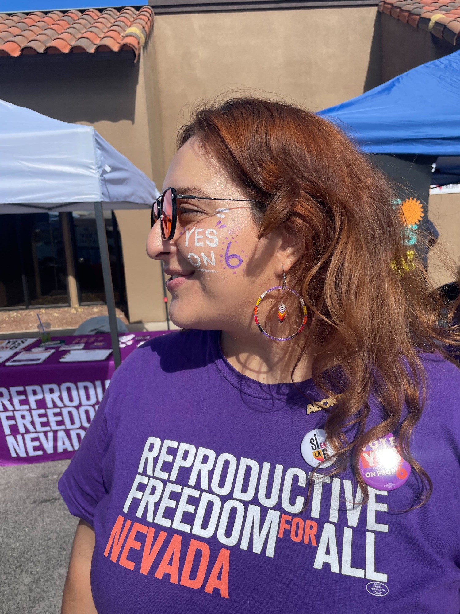 Reproductive Freedom for All Nevada state chapter canvassing for "Yes on 6" ballot measure.