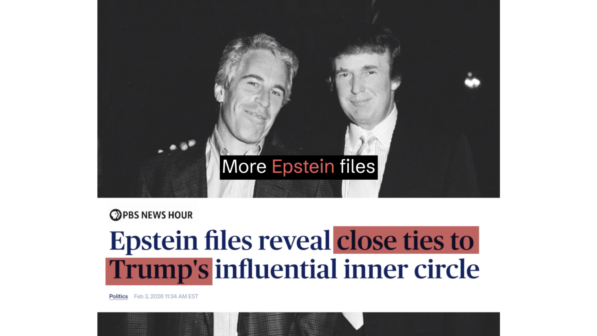 Epstein files reveal close ties to Trump's influential inner circle