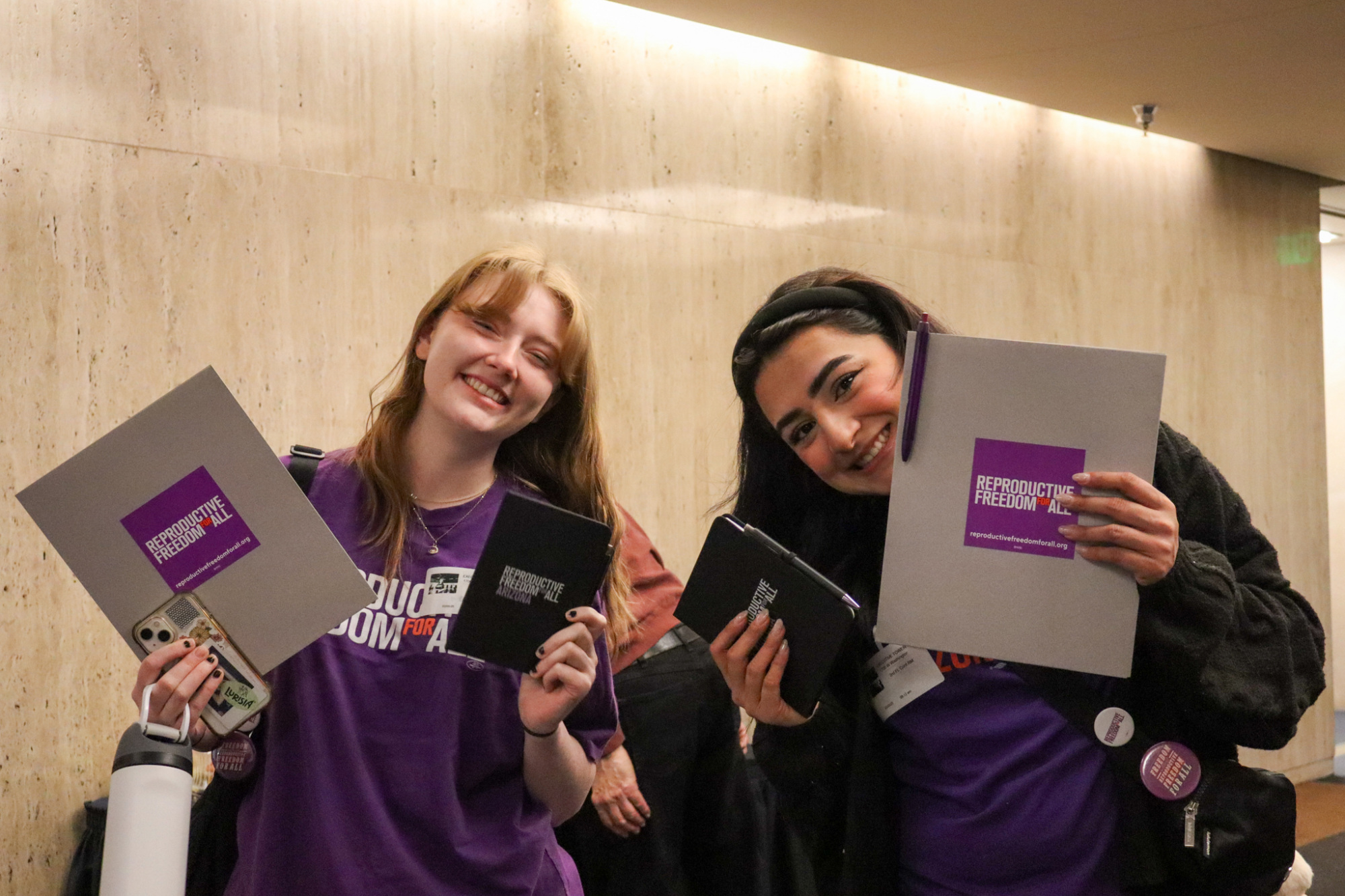 Arizona Lobby Day volunteers. Photo by Sahara Sajjadi.