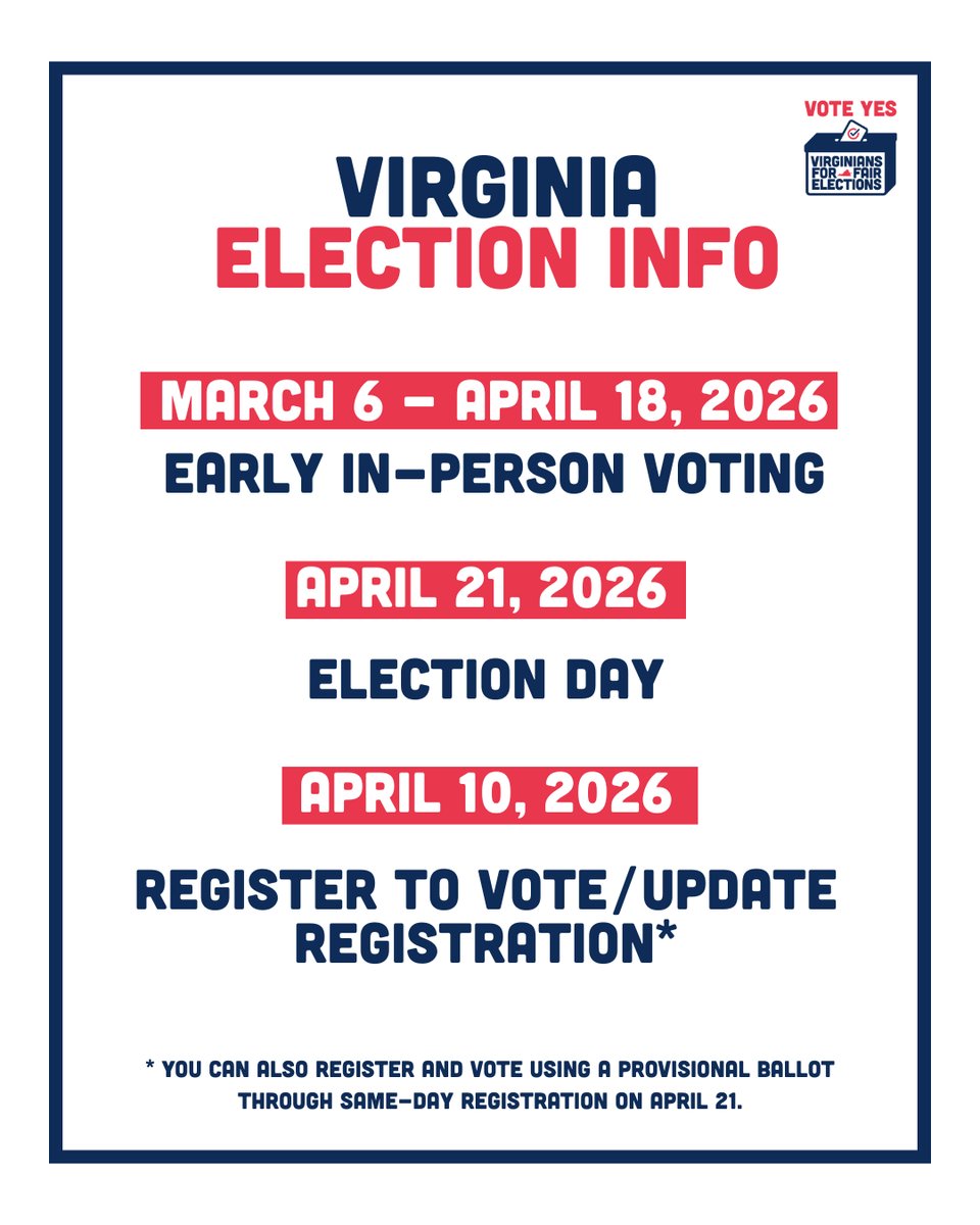 Virginia redistricting election 2026