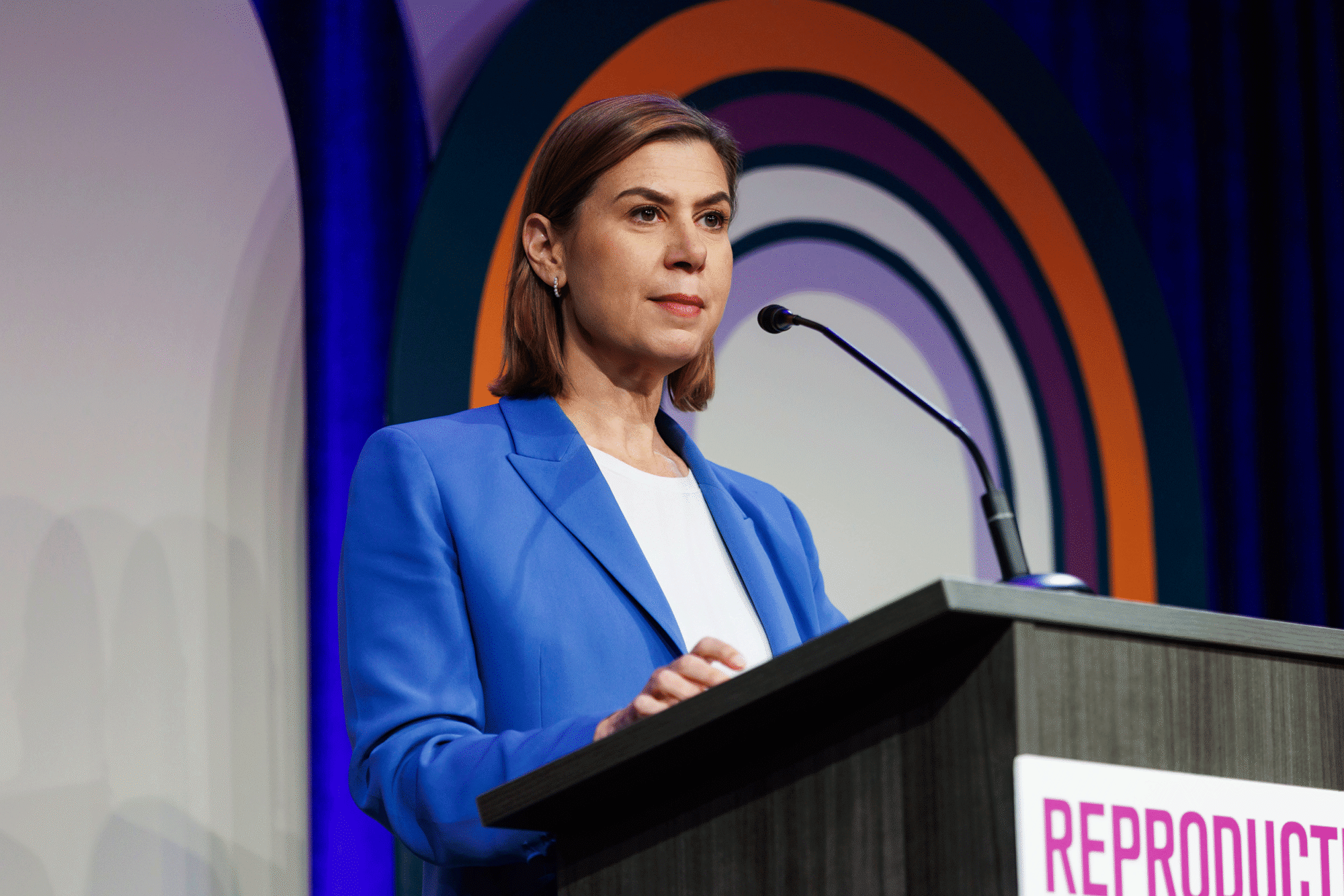 Sen. Elissa Slotkin (D-MI) speaking at An Evening For Reproductive Freedom