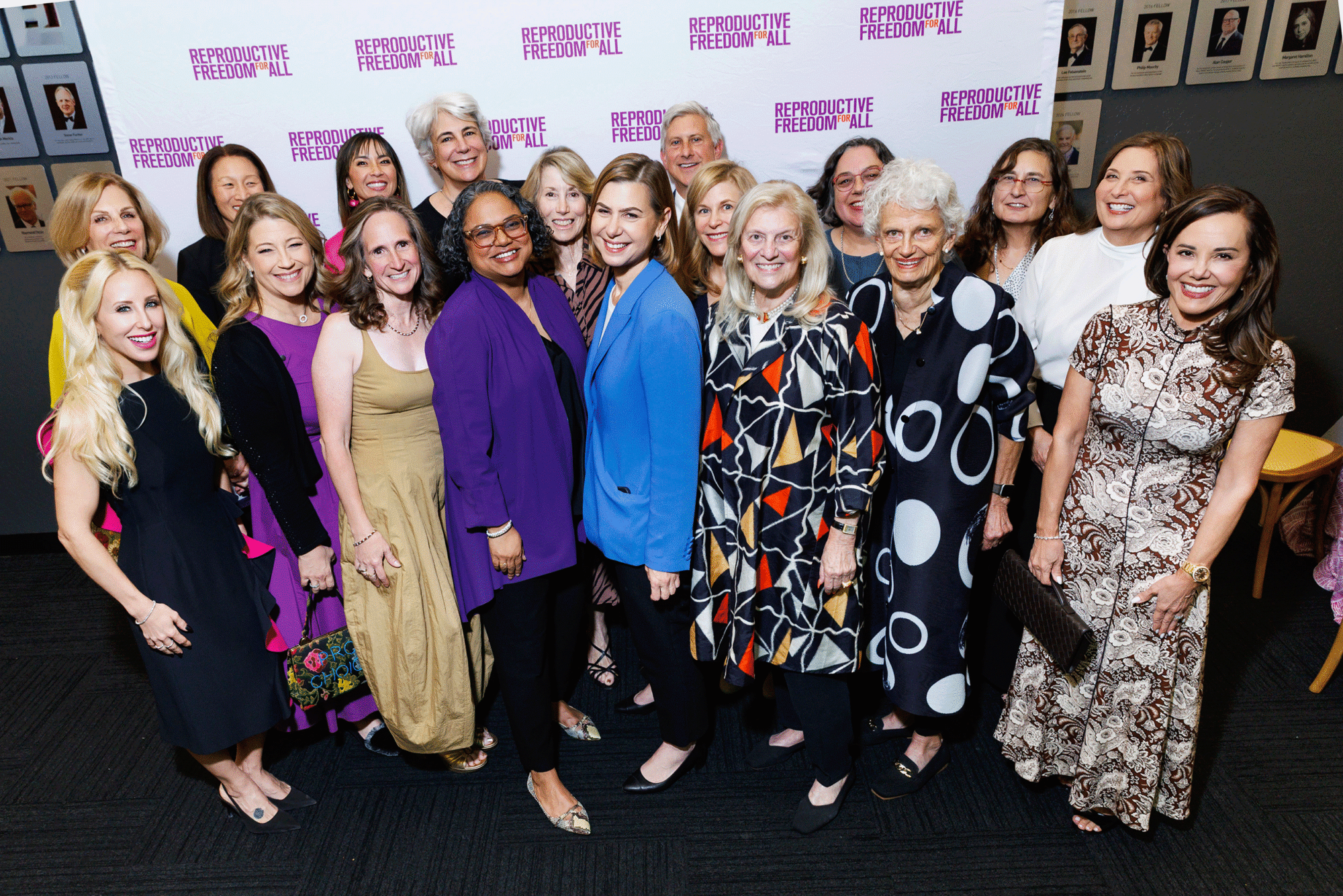 An Evening For Reproductive Freedom group photo
