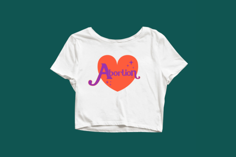Abortion Cropped Tee