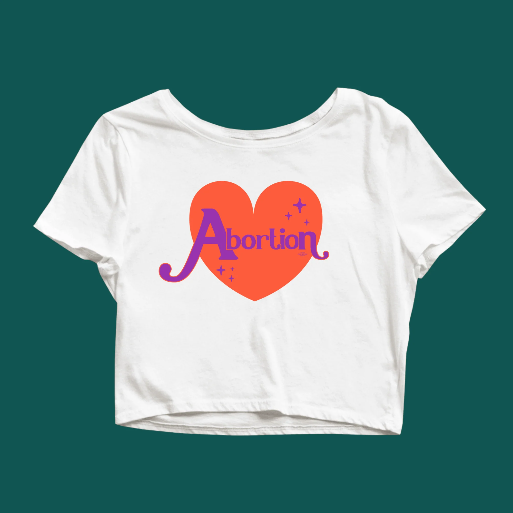 Love Abortion Cropped Summer Tee