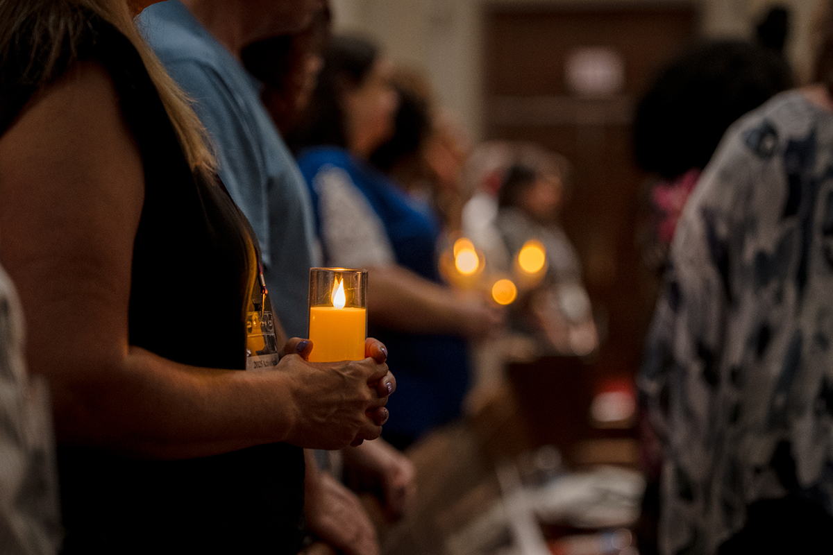 Reproductive Freedom for All hosts a vigil honoring the people who have died due to abortion bans.