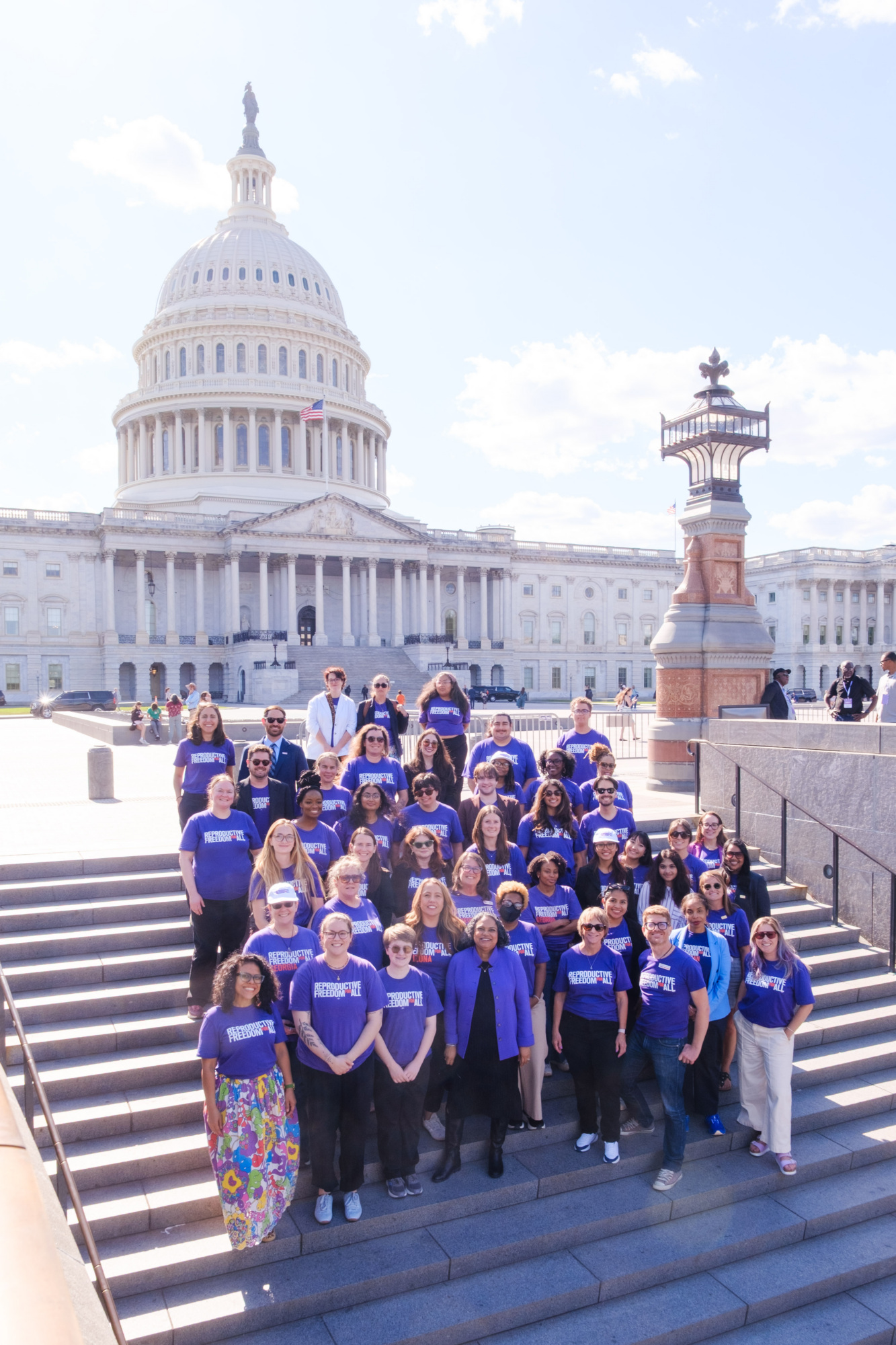 Reproductive Freedom for All members at Capitol Hill in Washington DC