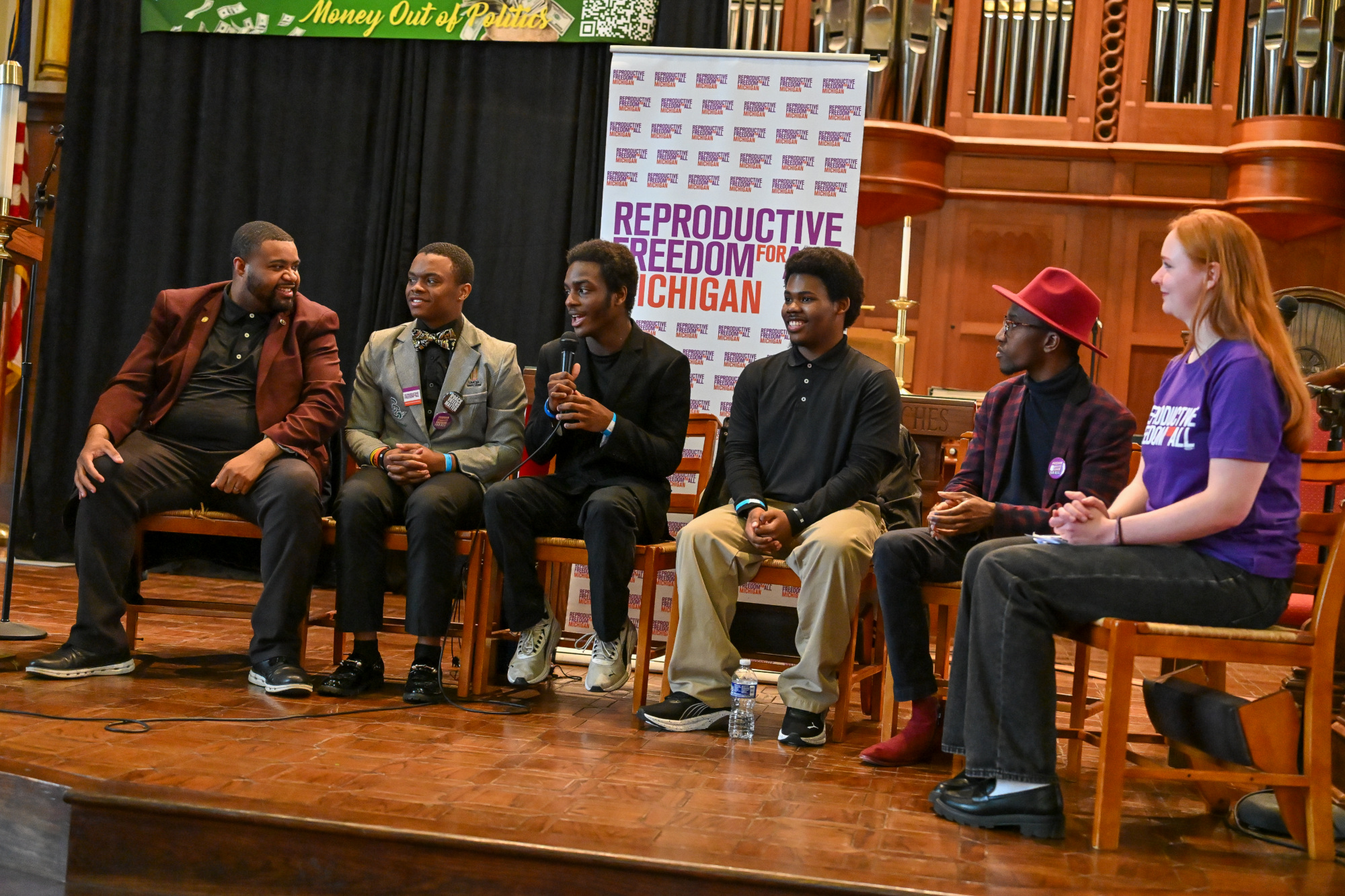 Youth panel at michigan lobby day