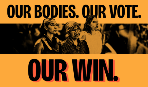Our Bodies. Our Vote. Our Win.