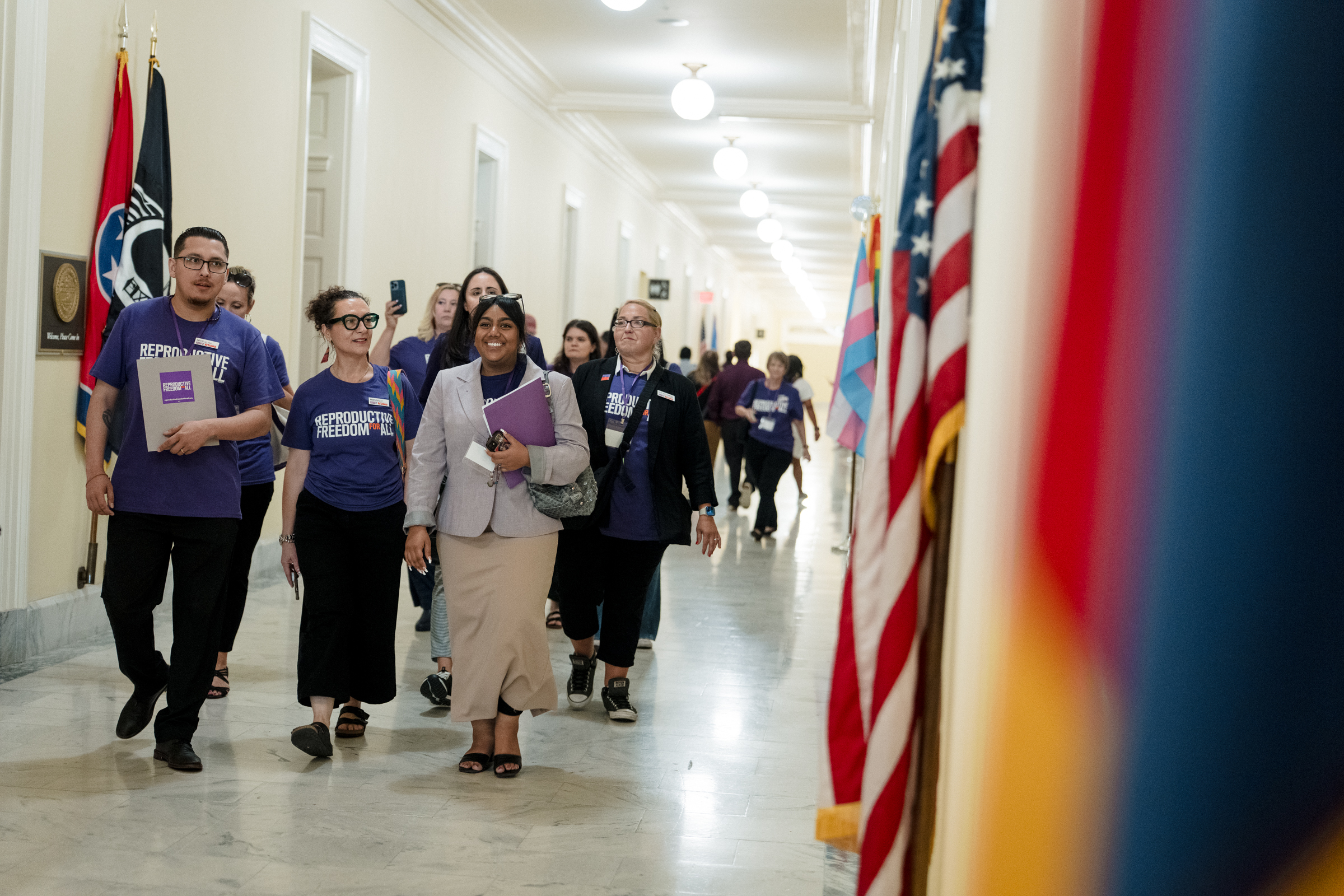 Reproductive Freedom for All members advocating at the U.S. Capitol