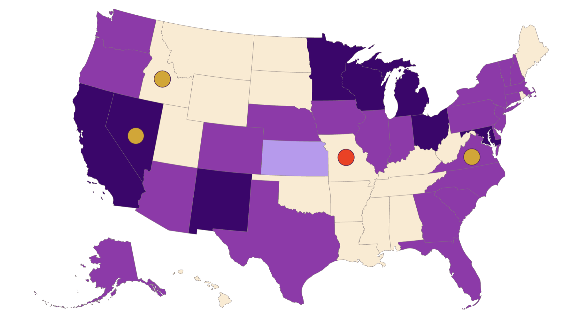 Reproductive Freedom Midterms Election Map