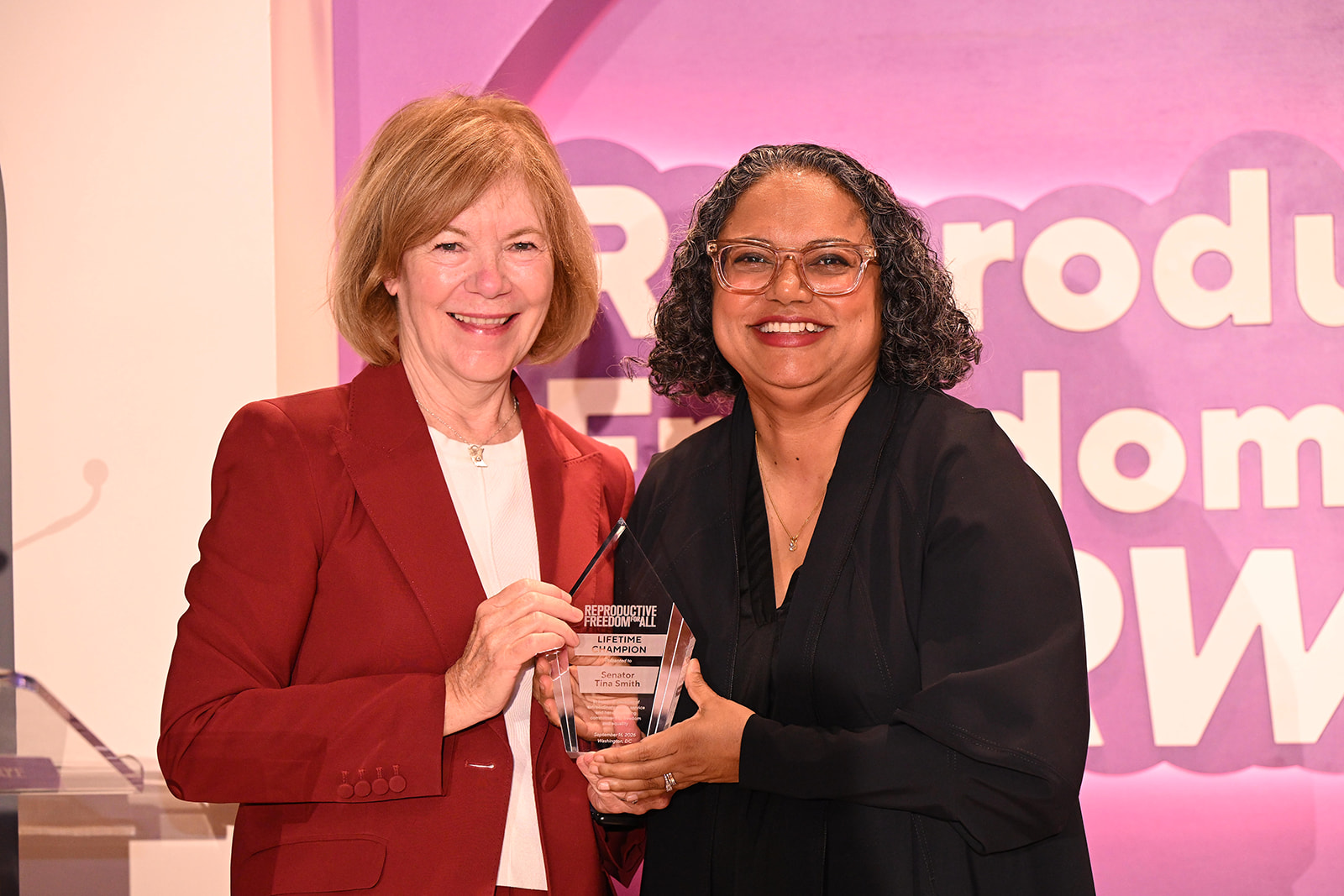 Reproductive Freedom for All 2026 - Sen. Tina Smith and Mini Timmaraju