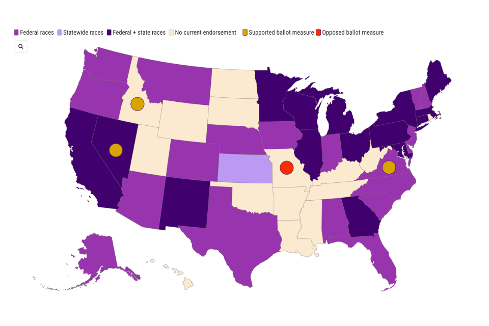 Explore the 2026 Elections Map for Reproductive Freedom