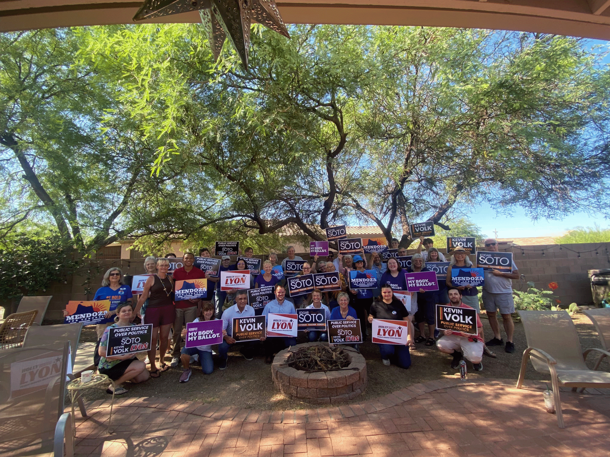 Our Arizona state chapter volunteers canvassed for endorsed candidate JoAnna Mendoza.
