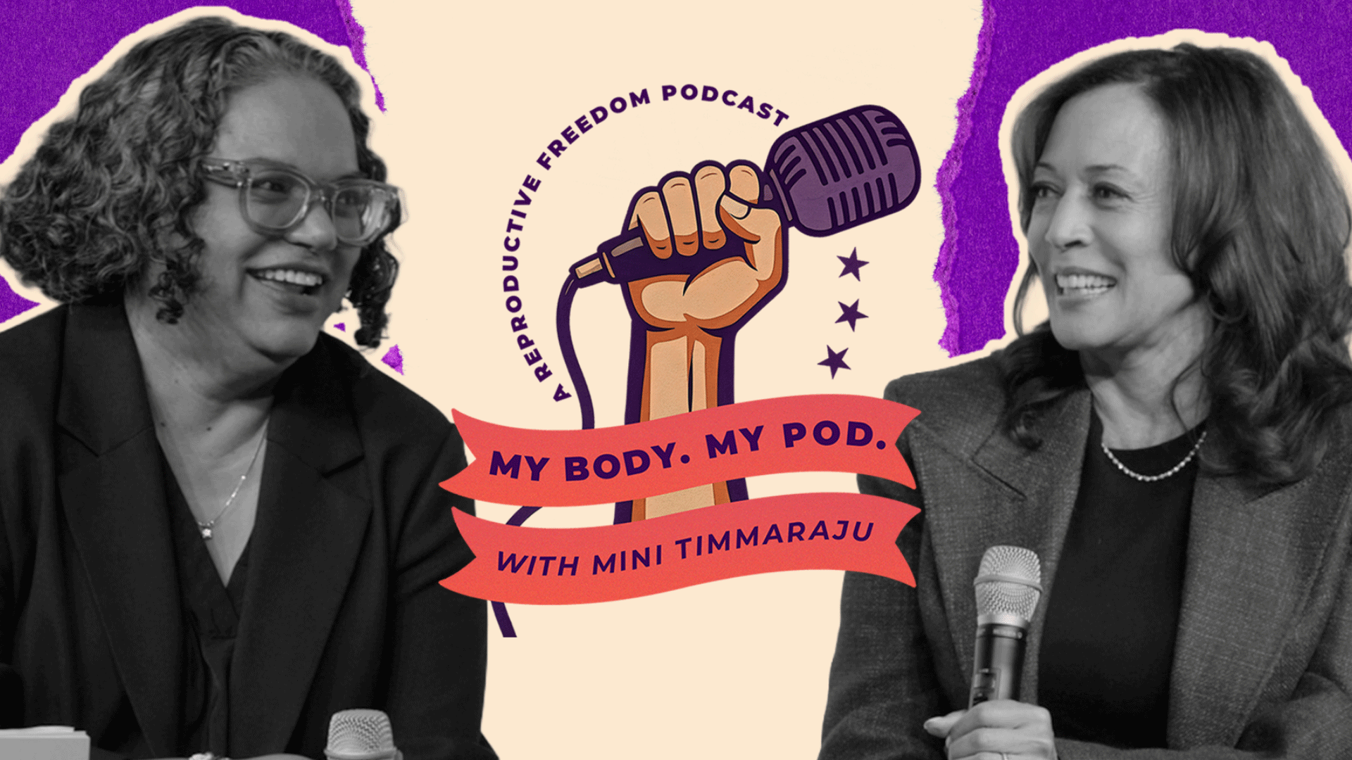 Former VP Kamala Harris joins Mini TImmaraju on My Body. My Pod. Episode 32