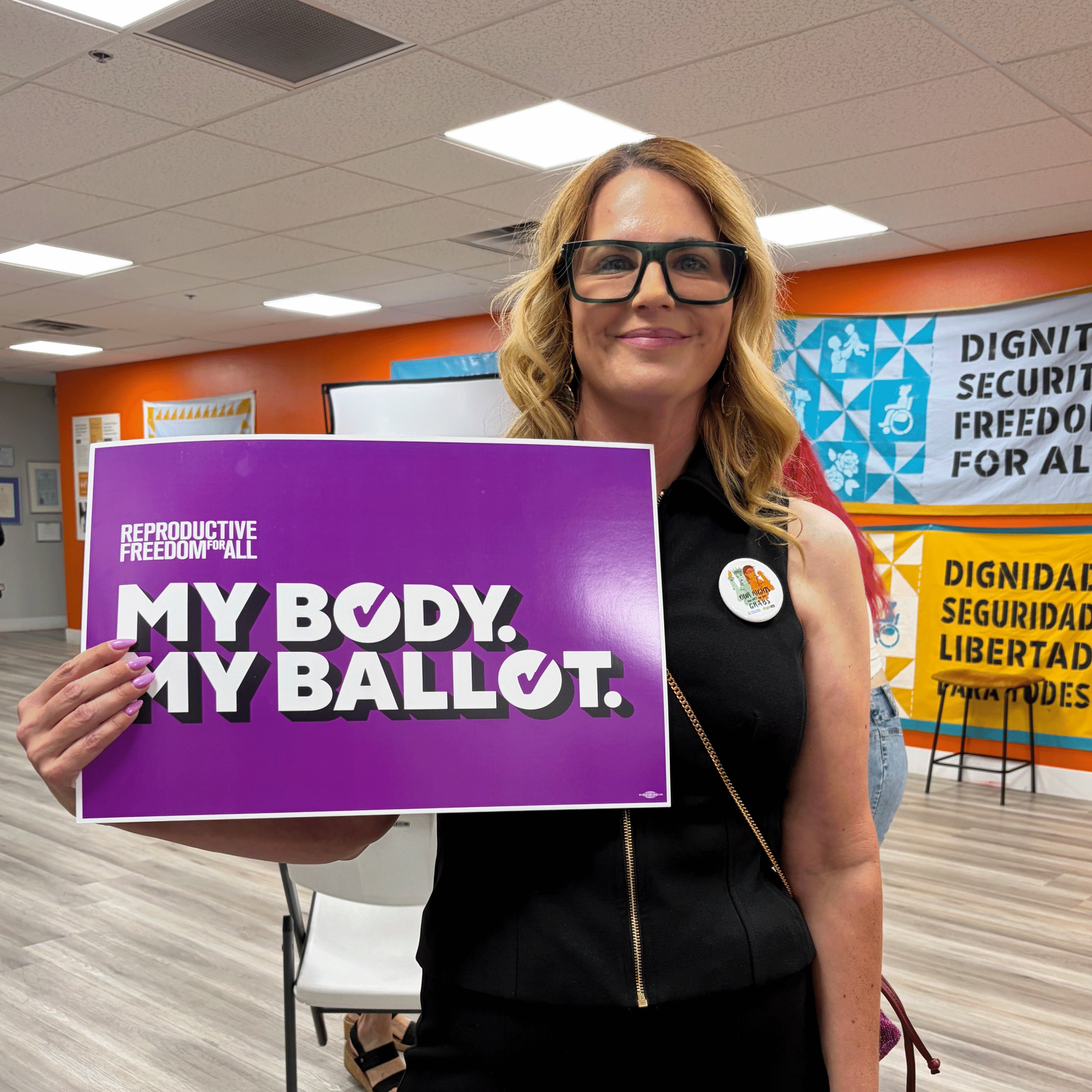 My Body My Ballot event in Nevada
